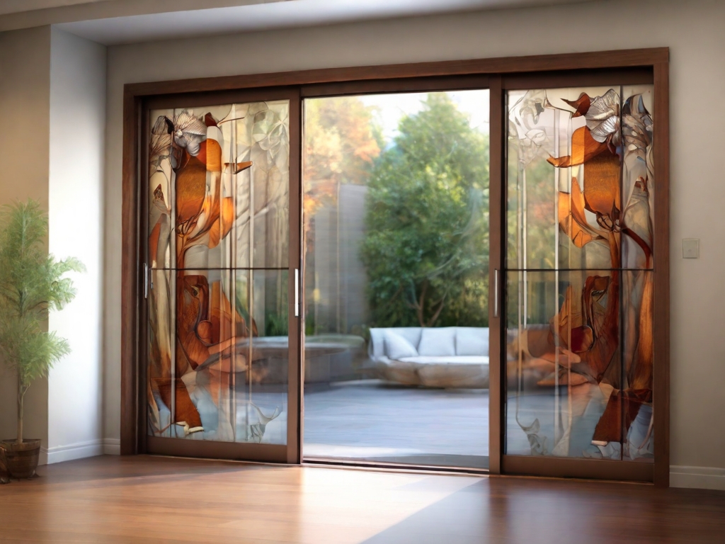 Sliding door glass